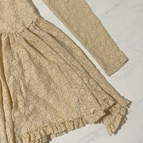 Intimately Free People Off White Star Lace Witchy Whimsigoth Mini Dress Size XS - Picture 6 of 7